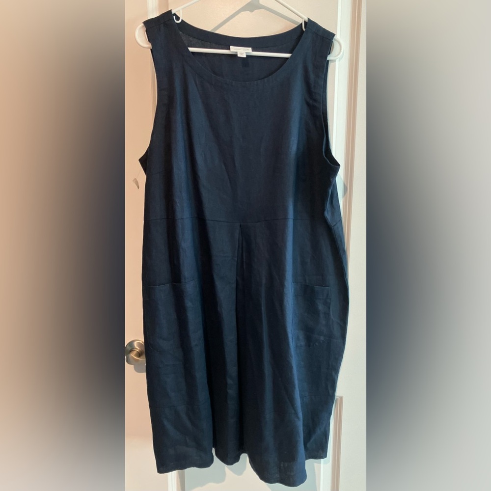 J.Jill linen dress Navy XL